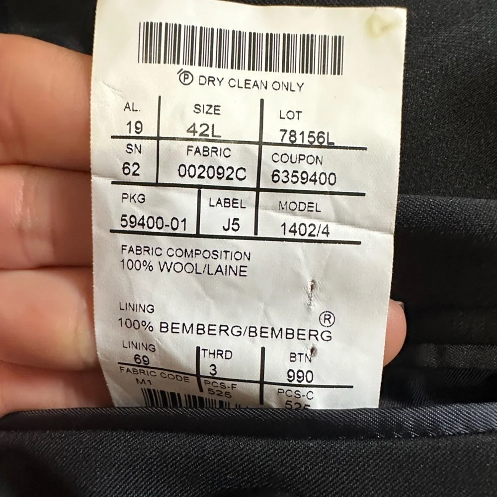 Classic dark gray color Men's Blazer